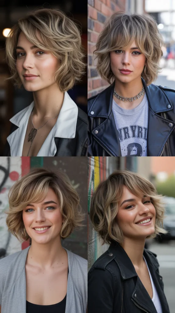 Choppy Layered Dirty Bob