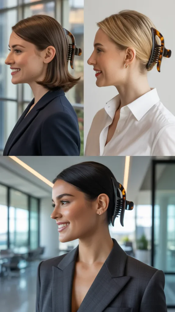 The Tucked Ends Claw Clip Finish