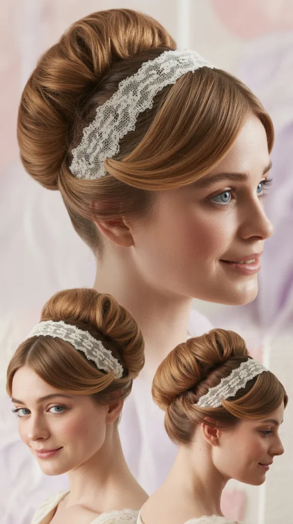 Voluminous Curly Half-Updo