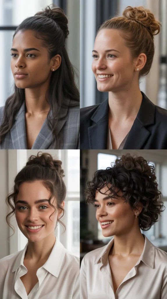 The Classic Half-Up Bun