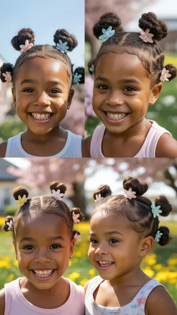 Mini Bantu Knots