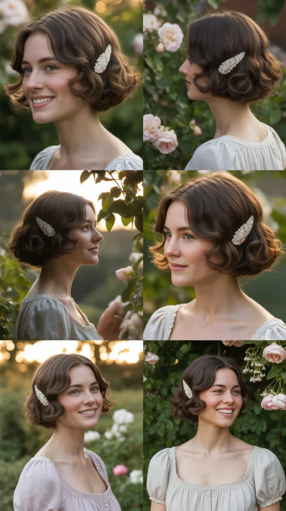 Soft Romantic Waves for Short Hair