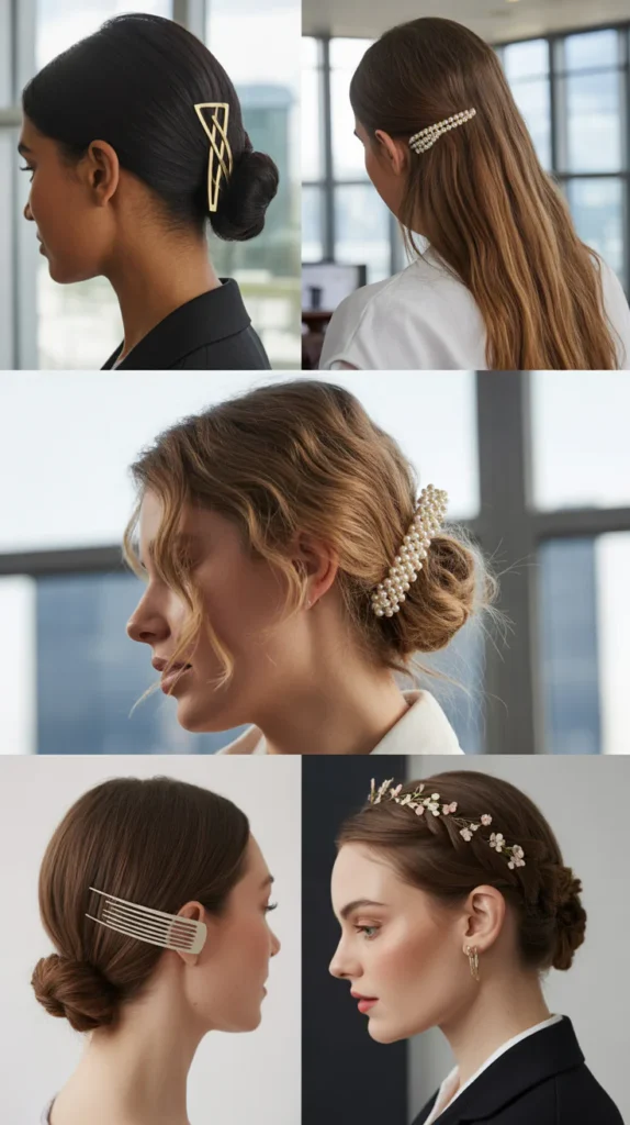  Half-Up with Decorative Clip