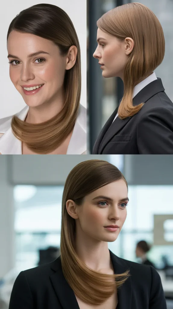 The Sleek Side Part Blowout