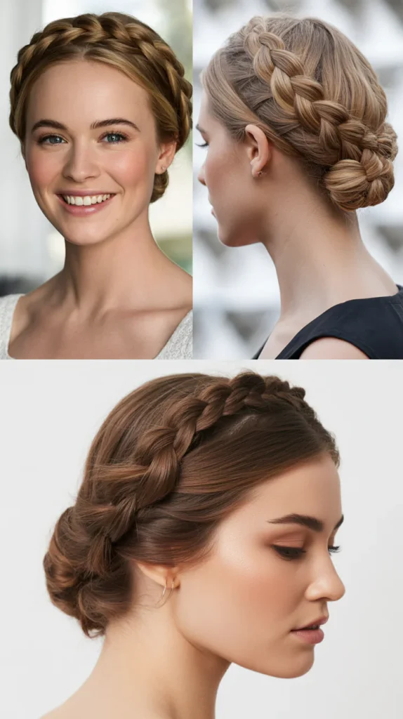 The Dutch Braid Crown