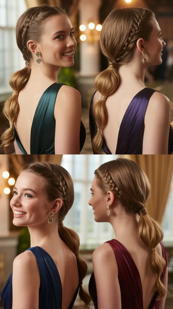 Twisted Low Ponytail