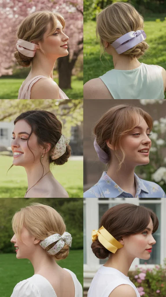 Ribbon-Wrapped Updo