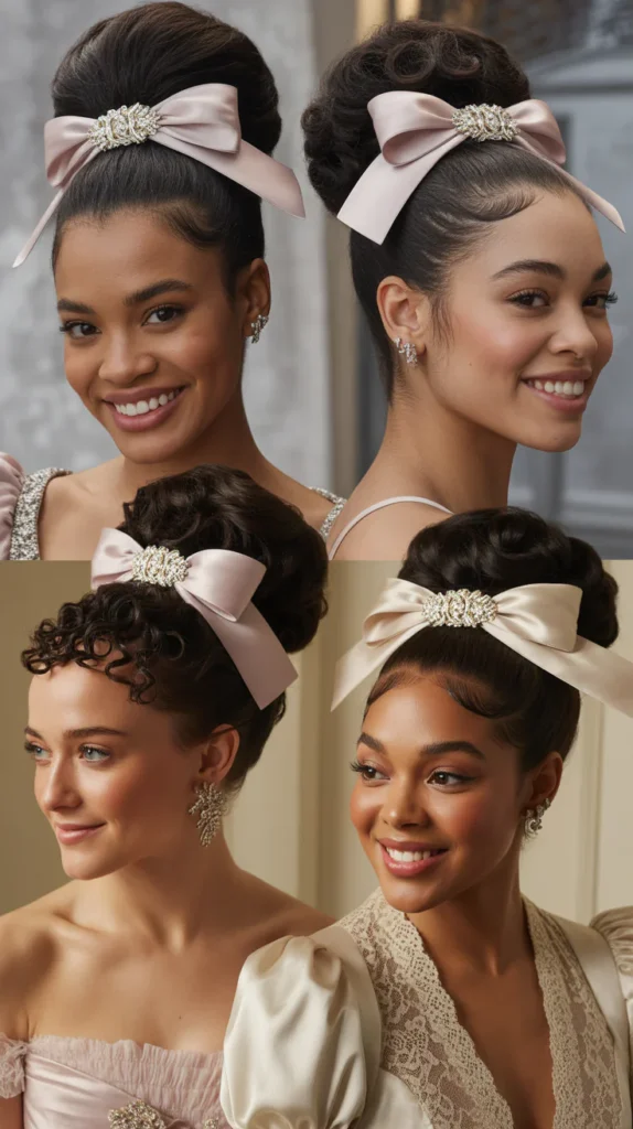 Passion Twist Ponytail with Ribbon