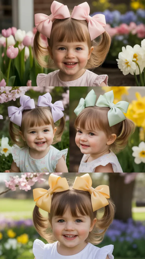  Low Ponytail with a Bow