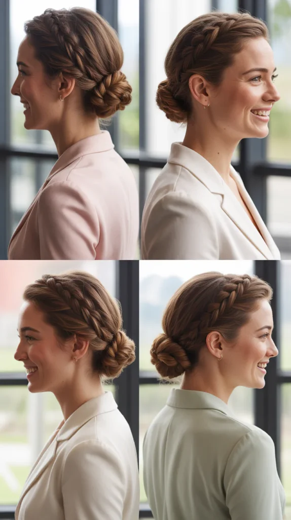 Half-Up Twisted Crown