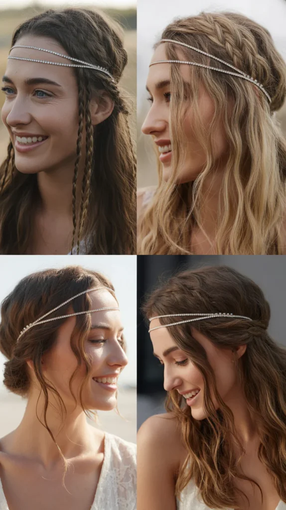 Waterfall Braid with Thin Headband