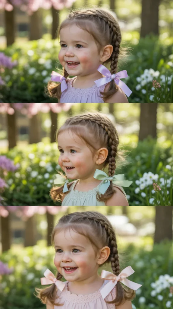 French Braid Pigtails