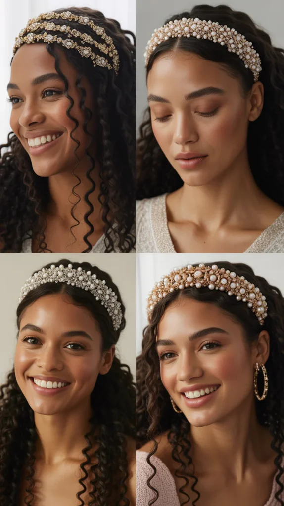 Crimped Natural Hair with Headband