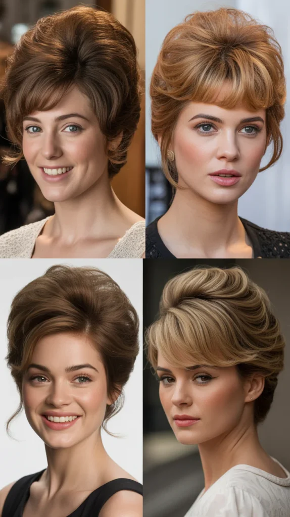 The Voluminous Bouffant Updo