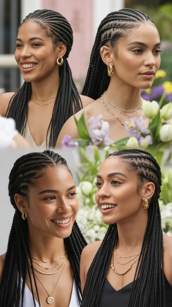 Cornrow Updo
