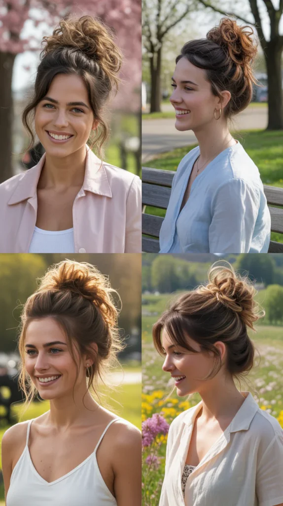 Voluminous Messy Bun