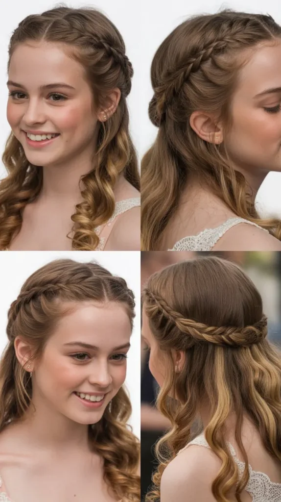 Half-Up with Vintage Victory Rolls