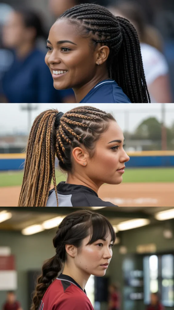 Micro Braids Ponytail