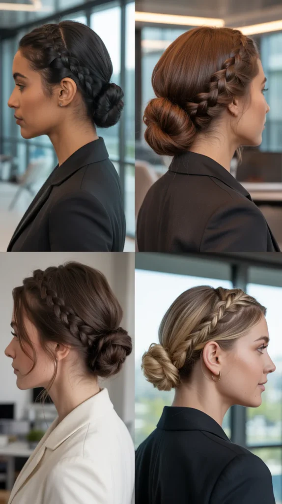 The Wrap-Around Braid Bun