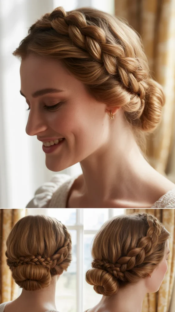 Dutch Braid Updo