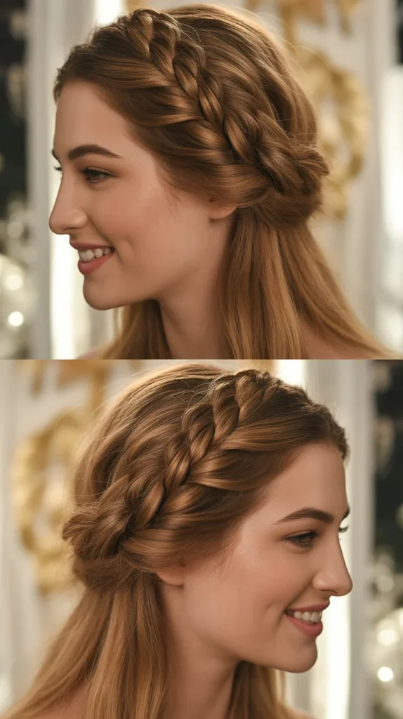 Twisted Rope Braid Updo