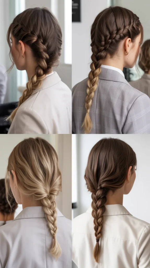 The Tucked French Braid