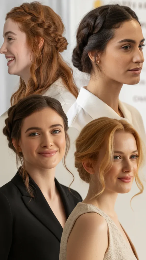 The Twisted Half-Up Crown