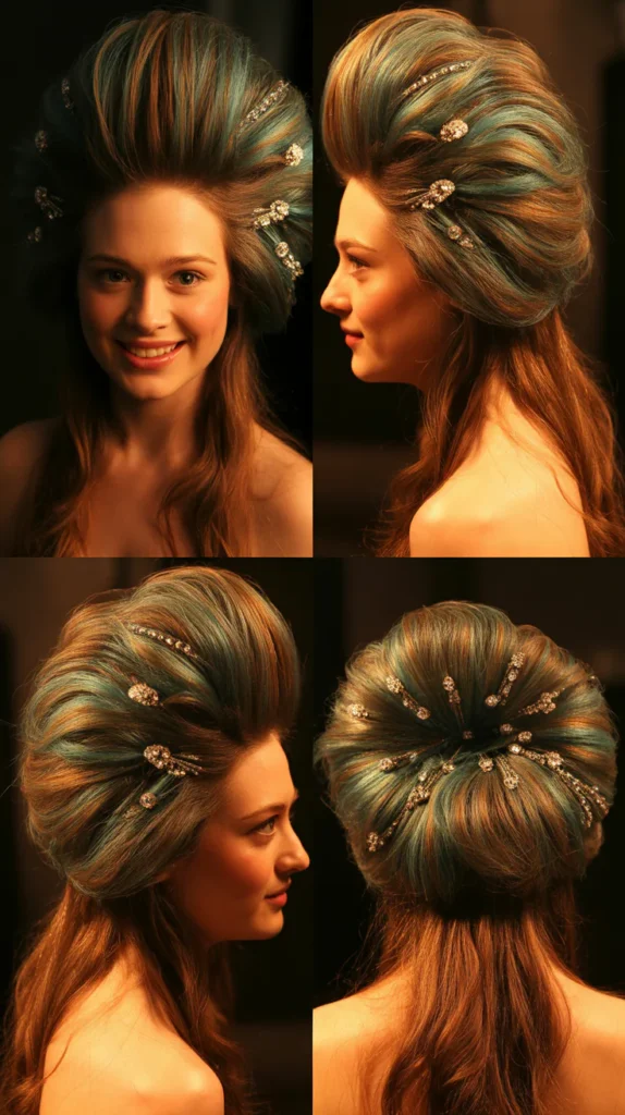  Peacock-Inspired Updo