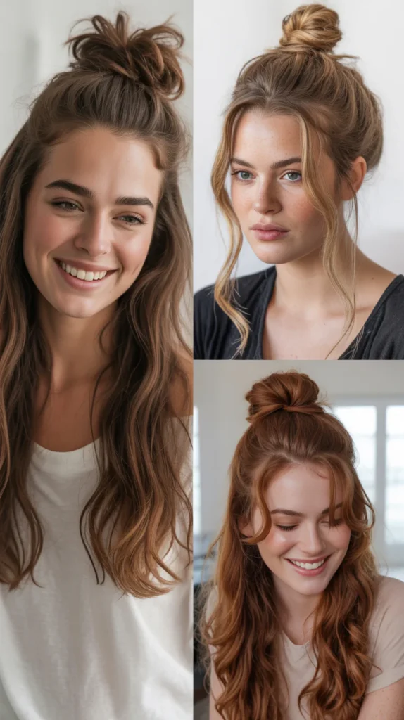 Effortless Messy Top Knot