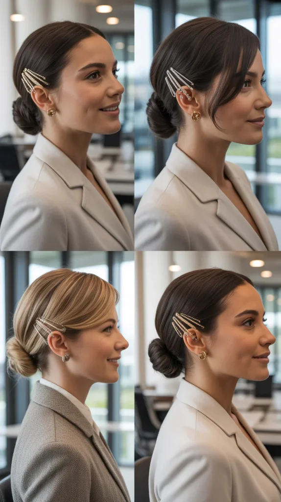 The Chignon With Bobby Pins