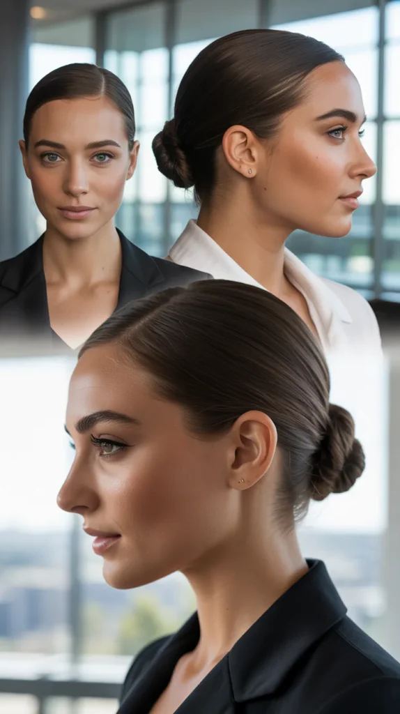The Slicked-Back Bun