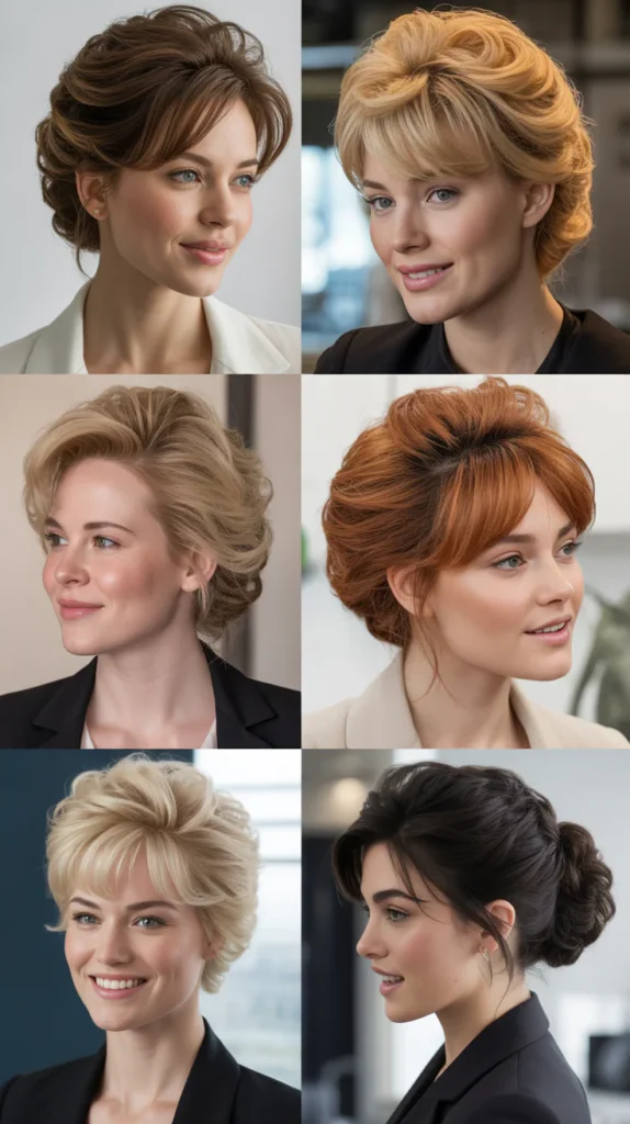 The Textured Voluminous Clip Updo