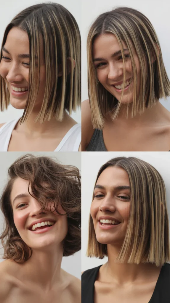 Dirty Bob for Straight Hair