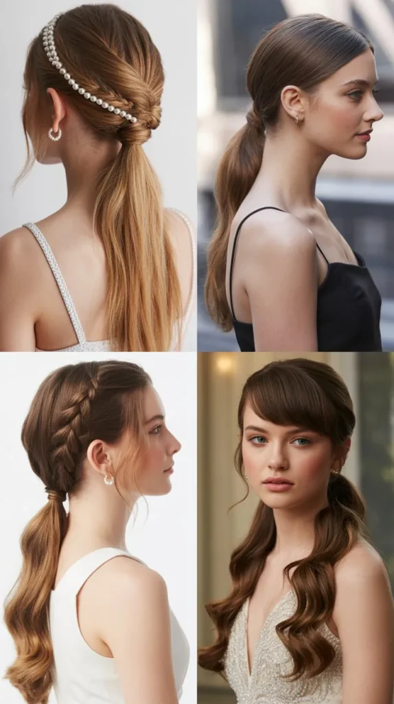 Sleek Half-Up Ponytail