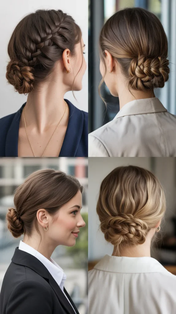 The Braided Low Bun