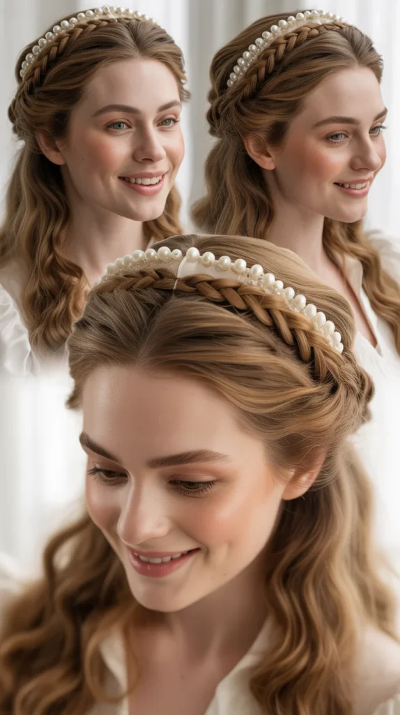 Half-Up Braided Crown