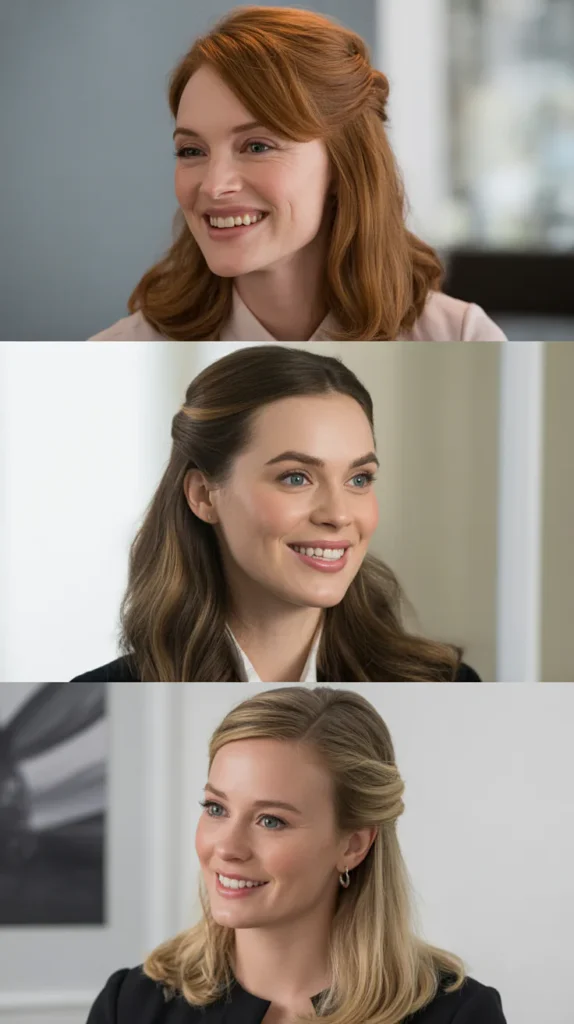 The Twisted Half-Up Hairstyle