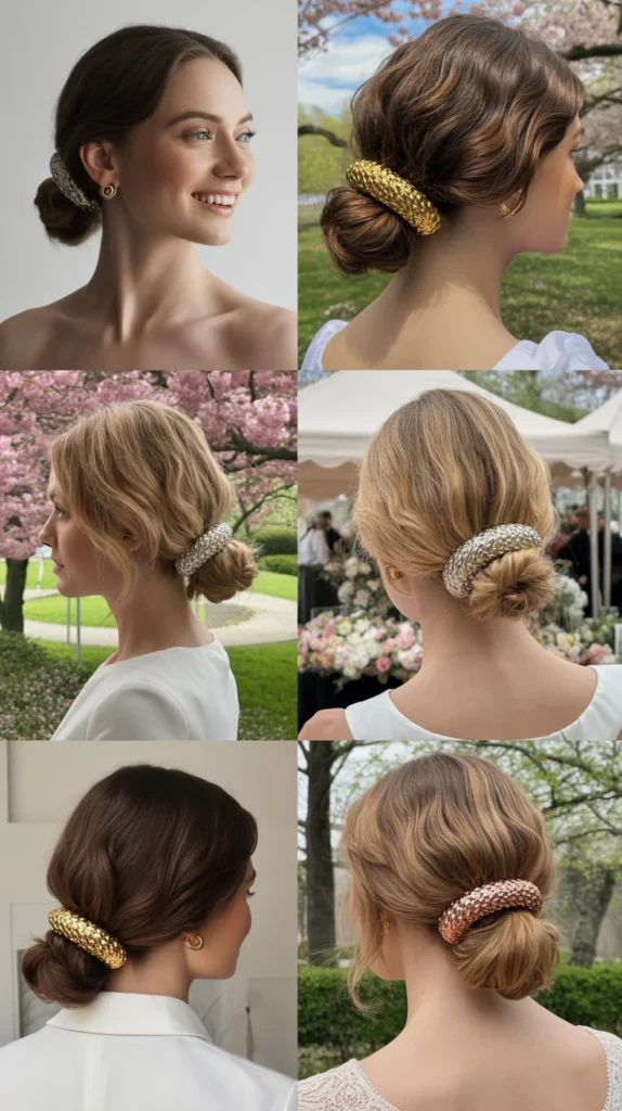 Low Twisted Ponytail Updo