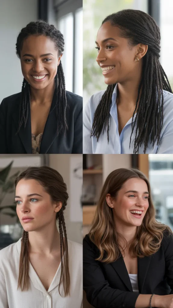 Twisted Half-Up Half-Down