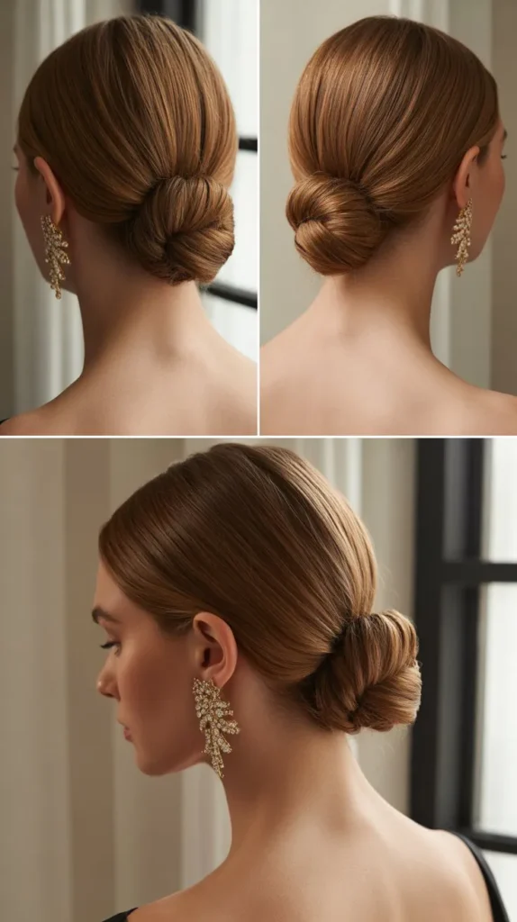 Sleek Low Chignon