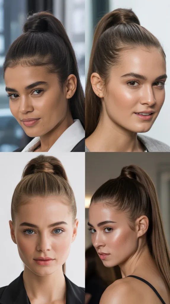  The Sleek High Ponytail