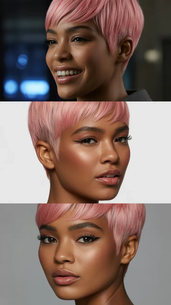 Pink Pixie Cut Wig