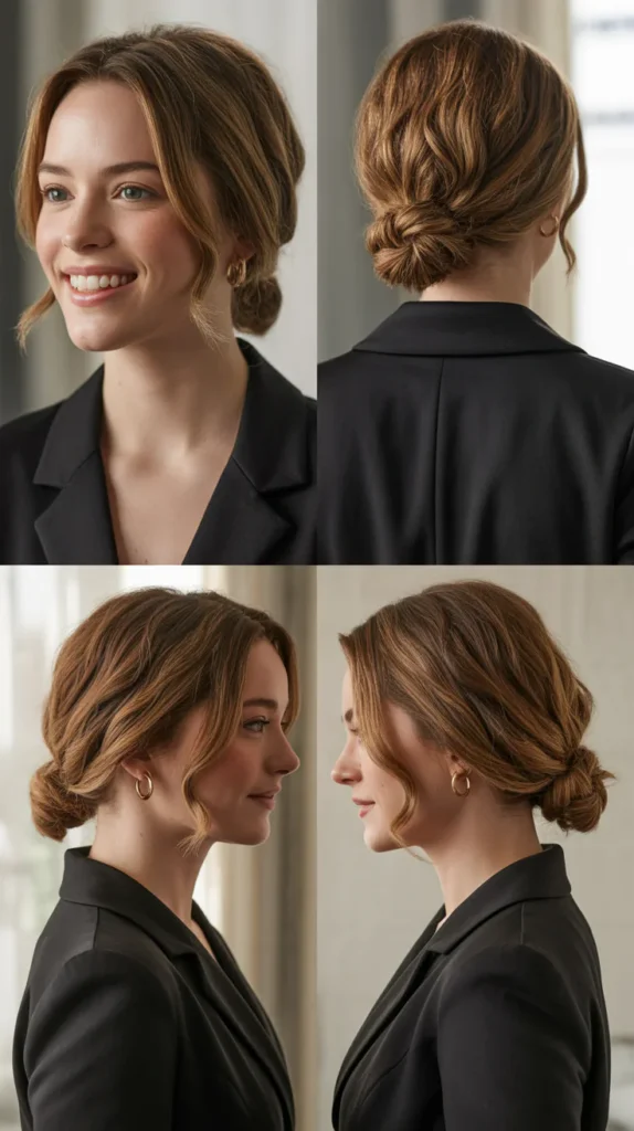 Loose French Twist