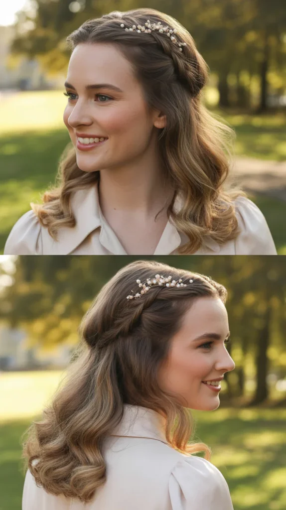 Waterfall Braid with Soft Waves