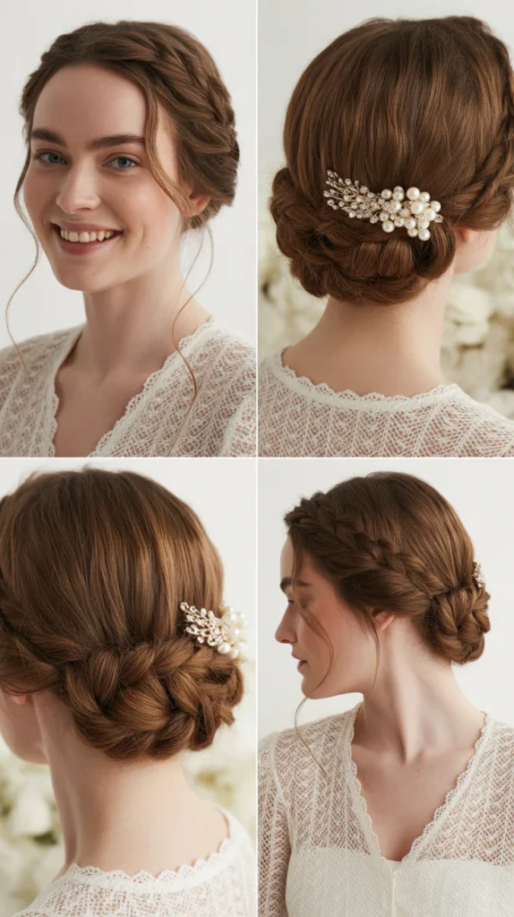 Regency Fishtail Braid Updo