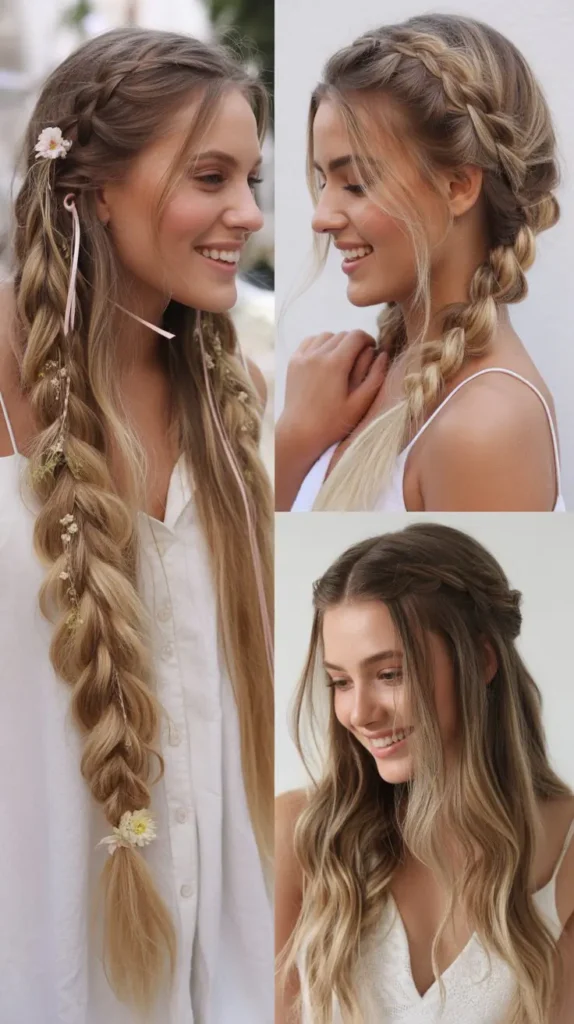 Boho Braided Down Look