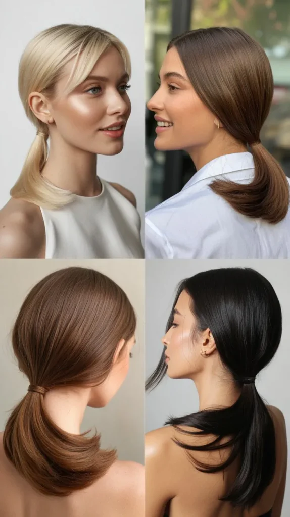 Sleek Low Ponytail