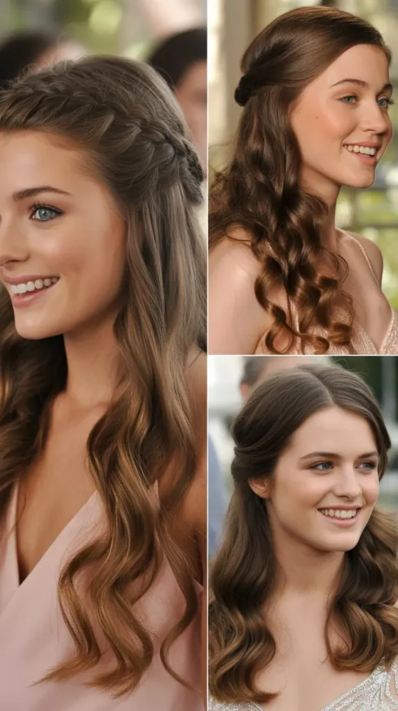 Twisted Half-Up Style