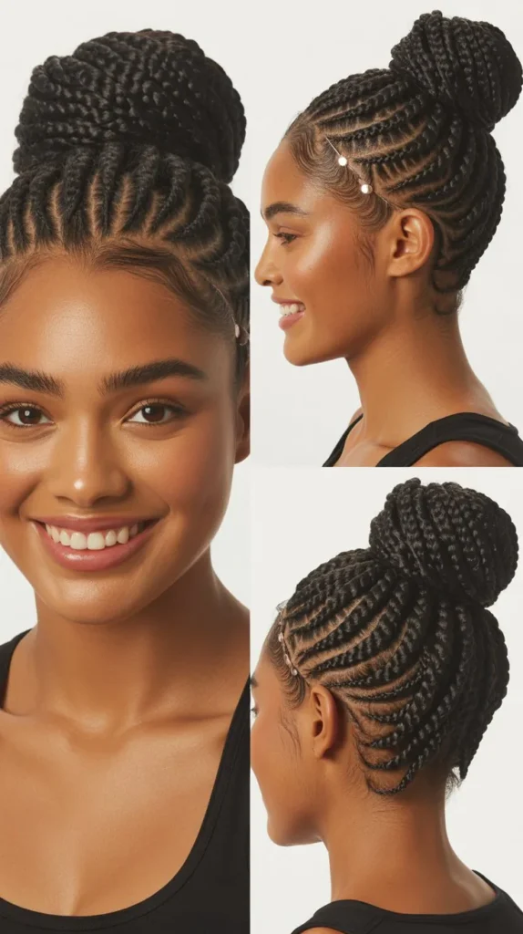 Box Braids (Pinned Up)