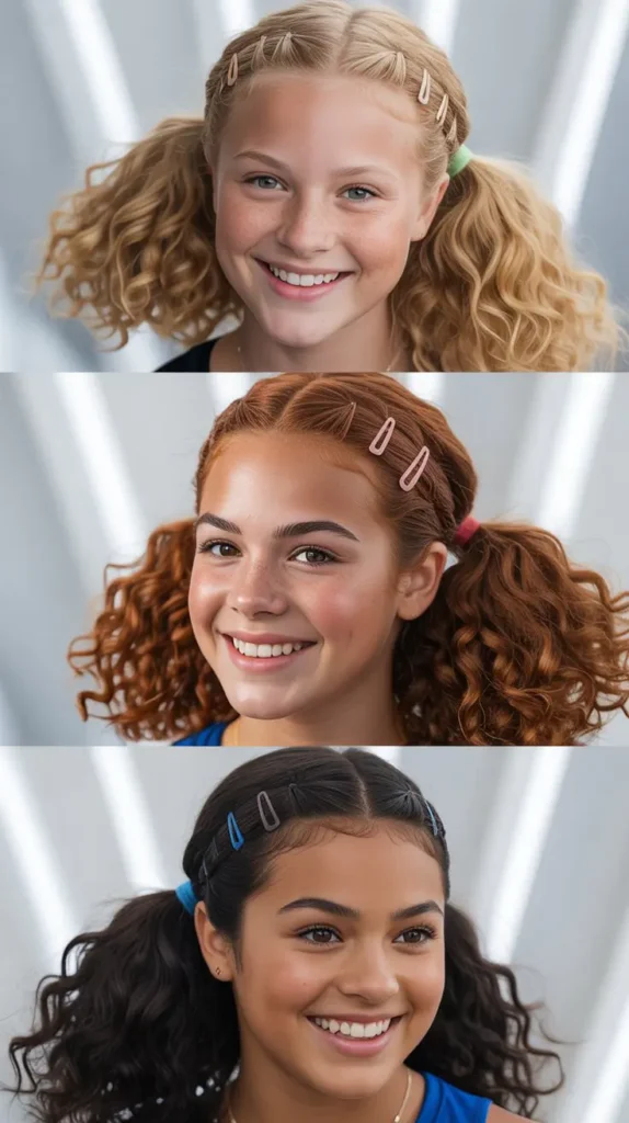  Half-Up Half-Down with a Twist